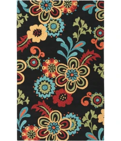 Surya Storm SOM7707 Black Burnt Orange Area Rug 12 ft. X 15 ft. Rectangle