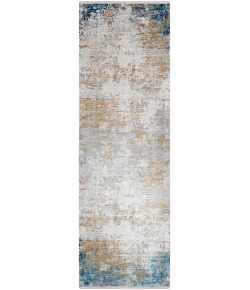 Surya Solar Sky Blue SOR-2301 3 ft. 3 in. X 9 ft. 10 in. Rect. Rug