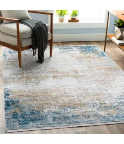 Surya Solar Sky Blue SOR-2301 3 ft. 3 in. X 9 ft. 10 in. Rect. Rug