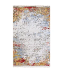 Surya Solar SOR2303 Burnt Orange Bright Yellow Area Rug 10 ft. X 14 ft. Rectangle