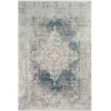 Surya Solar SOR2306 Sky Blue Dark Blue Area Rug 6 ft. 7 in. X 9 ft. 6 in. Rectangle