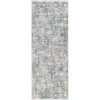 Surya Solar SOR2307 Sky Blue Dark Blue Area Rug 3 ft. X 8 ft. Runner