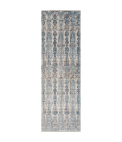 Surya Solar SOR2312 Medium Gray Aqua Area Rug 9 ft. 6 in. X 13 ft. Rectangle