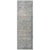 Surya Solar SOR2314 Medium Gray Aqua Area Rug 9 ft. 6 in. X 13 ft. Rectangle