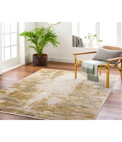 Surya Solar SOR2322 Ivory Medium Brown Area Rug 3 ft. X 9 ft. 10 in. Runner