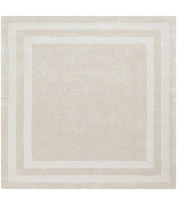 Livabliss Sorrento SOT2300 Ivory Taupe Area Rug 8 ft. Square