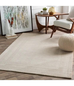 Livabliss Sorrento SOT2300 Ivory Taupe Area Rug 8 ft. Square