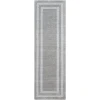 Livabliss Sorrento SOT2304 Medium Gray Area Rug 2 ft. 6 in. X 8 ft. Runner
