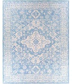 Livabliss Serafina SRF2018 Pale Blue Ivory Area Rug 8 ft. X 10 ft. Rectangle
