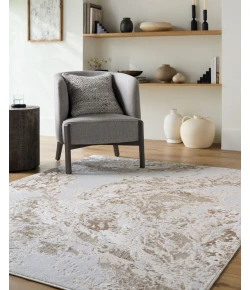 Livabliss Sunrise Tan SRI-2314 2 ft. X 2 ft. 11 in. Rect. Rug