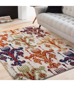 Livabliss Serapi SRP1015 Bright Orange Tan Area Rug 9 ft. 2 in. X 12 ft. 6 in. Rectangle