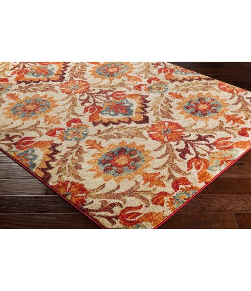 LIVABLISS Serapi Burgandy SRP-1016 9ft. x 12ft.6in. Rect. Rug