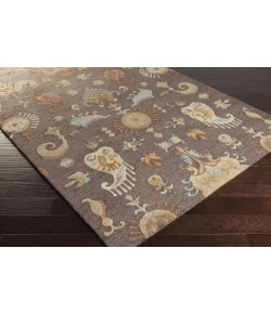 Surya Sprout SRT2005 Taupe Burnt Orange Area Rug 8 ft. X 11 ft. Rectangle