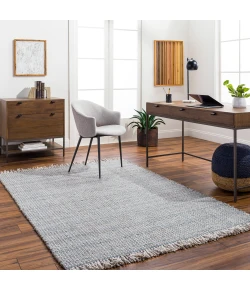 Surya Sara SRU2300 Light Slate Charcoal Area Rug 12 ft. X 15 ft. Rectangle