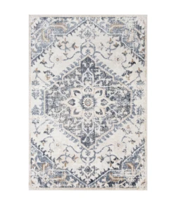 Livabliss St Tropez SRZ2300 Denim Navy Area Rug 5 ft. 2 in. X 7 ft. Rectangle