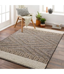Livabliss Sarasota SSO2301 Black Taupe Area Rug 2 ft. X 3 ft. 9 in. Rectangle