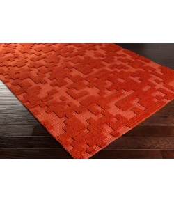 Surya Stencil STN1002 Burnt Orange Area Rug 2 ft. X 3 ft. Rectangle