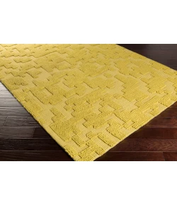 Surya Stencil STN1006 Bright Yellow Area Rug 2 ft. X 3 ft. Rectangle
