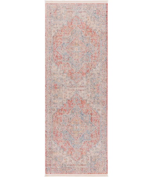 LIVABLISS Subtle Red SUB-2301 2ft.7in. x 7ft.3in. Rect. Rug