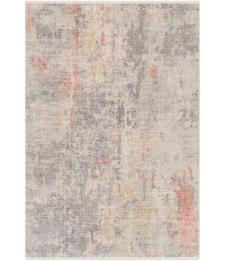 Livabliss Subtle SUB2313 Light Gray Red Area Rug 9 ft. 2 in. X 12 ft. Rectangle