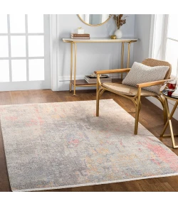 Livabliss Subtle SUB2313 Light Gray Red Area Rug 9 ft. 2 in. X 12 ft. Rectangle