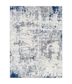 Livabliss Sunderland SUN2319 Medium Gray White Area Rug 5 ft. 3 in. X 7 ft. 3 in. Rectangle