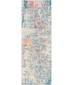 Livabliss Sunderland SUN2335 Teal Pale Blue Area Rug 2 ft. 7 in. X 7 ft. 3 in. Runner