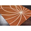 Surya Forum FM7175 Burnt Orange Cream Area Rug 12 ft. X 15 ft. Rectangle