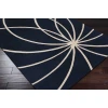 Surya Forum FM7186 Dark Blue Cream Area Rug 9 ft. 9 in. Round