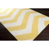 Surya Frontier FT278 Saffron White Area Rug 2 ft. 6 in. X 8 ft. Runner
