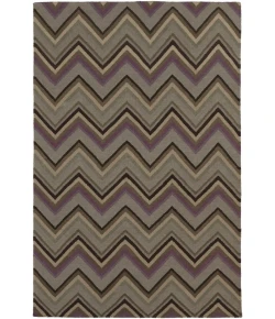 Surya Frontier FT304 Bright Purple Dark Brown Area Rug 8 ft. X 11 ft. Rectangle