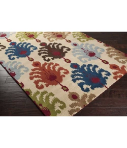 Surya Matmi MAT5400 Khaki Dark Blue Area Rug 9 ft. X 13 ft. Rectangle