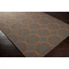 Surya Rain RAI1095 Burnt Orange Dark Brown Area Rug 9 ft. X 12 ft. Rectangle