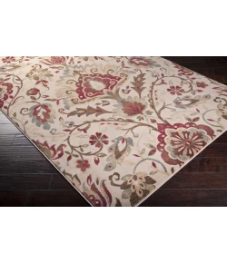 Livabliss Riley RLY5017 Dark Red Camel Area Rug 3 ft. 11 in. X 5 ft. 3 in. Rectangle