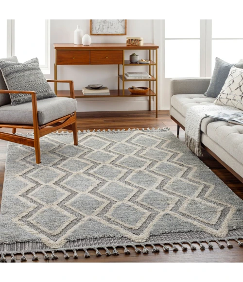 LIVABLISS Sousse Gray SUS-2301 5ft.6in. x 7ft.3in. Rect. Rug
