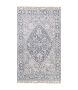 Surya Sivas SVS2302 Pale Blue Navy Area Rug 5 ft. X 7 ft. 6 in. Rectangle