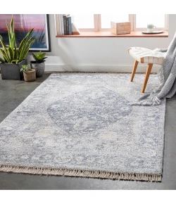 Surya Sivas SVS2302 Pale Blue Navy Area Rug 5 ft. X 7 ft. 6 in. Rectangle