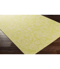 Surya Tic Tac Toe TCT6007 Lime Cream Area Rug 7 ft. 6 in. X 9 ft. 6 in. Rectangle