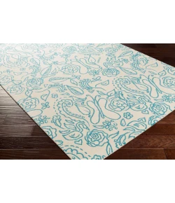 Surya Tic Tac Toe Aqua TCT-6008 5ft. x 7ft.6in. Rect. Rug