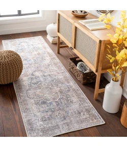 Livabliss Tahmis THI2700 Brown Tan Area Rug 2 ft. 7 in. X 7 ft. 10 in. Runner