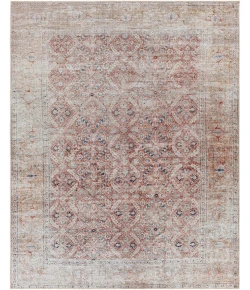 Livabliss Tahmis THI2703 Dark Blue Brick Red Area Rug 8 ft. 10 in. X 12 ft. Rectangle
