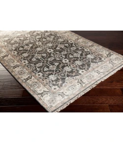 Surya Theodora THO3000 Black Medium Gray Area Rug 3 ft. X 12 ft. Runner