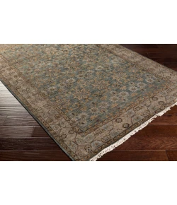 Surya Theodora THO3002 Teal Charcoal Area Rug 6 ft. X 9 ft. Rectangle