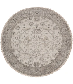 Surya Theodora THO3003 Medium Gray Camel Area Rug 8 ft. Round