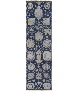 Surya Theodora THO3007 Navy Taupe Area Rug 2 ft. 6 in. X 8 ft. Runner