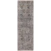 Surya Theodora THO3009 Medium Gray Charcoal Area Rug 2 ft. 6 in. X 8 ft. Runner