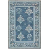 Livabliss Thistle Dark Blue THT-2302 2 ft. X 2 ft. 11 in. Rect. Rug