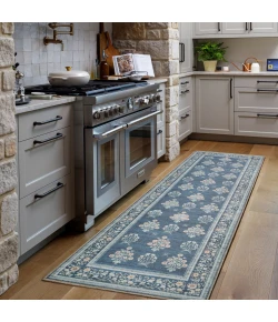 Livabliss Thistle Dark Blue THT-2302 7 ft. 10 in. X 10 ft. 2 in. Rect. Rug
