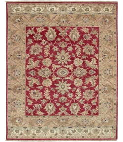 Surya Timeless TIM7901 Dark Red Wheat Area Rug 5 ft. 6 in. X 8 ft. 6 in. Rectangle