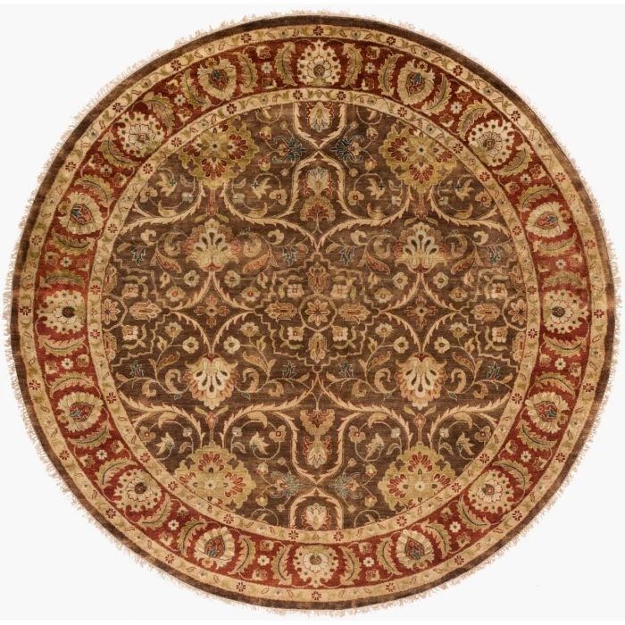 Surya Timeless Light Brown TIM-7920 8ft. x 8ft. Round Rug
